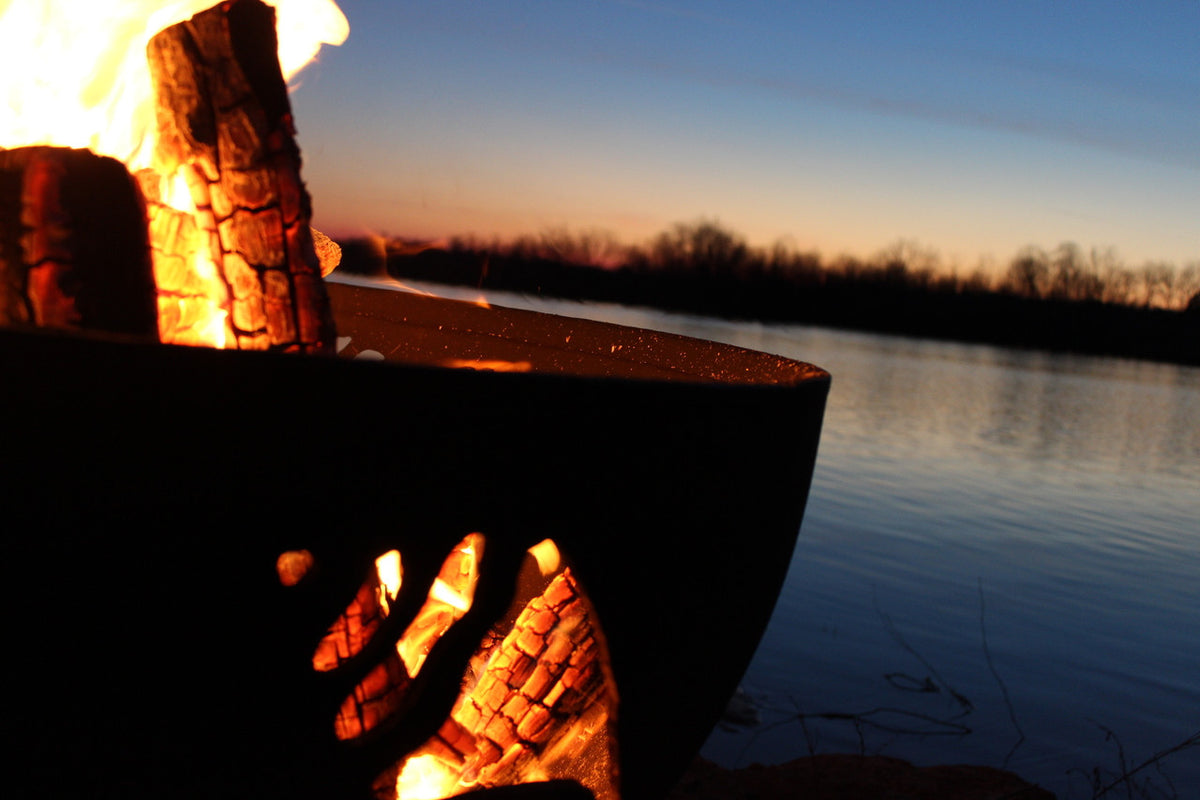 Beachcomber by Fire Pit Art
