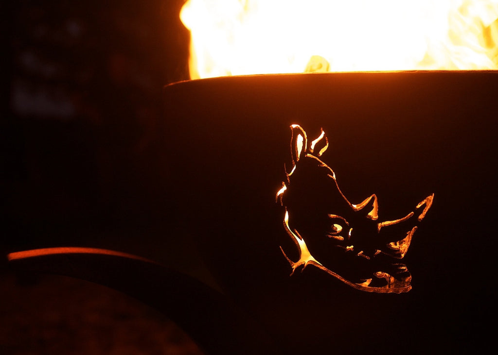Africa's Big Five by Fire Pit Art