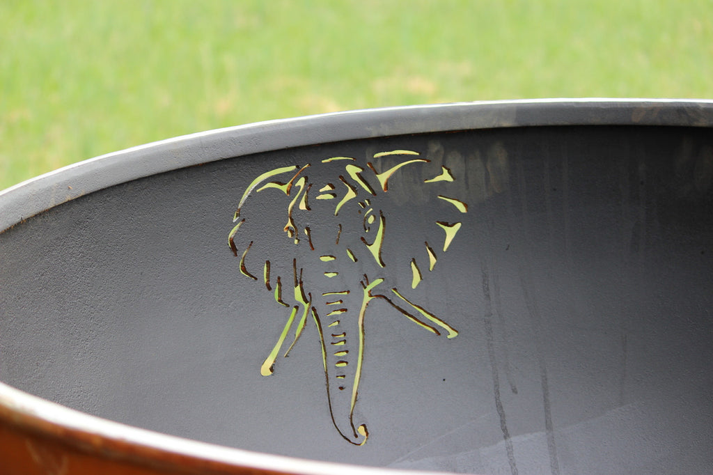 Africa's Big Five by Fire Pit Art