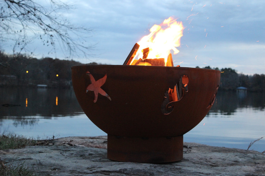 Sea Creatures by Fire Pit Art