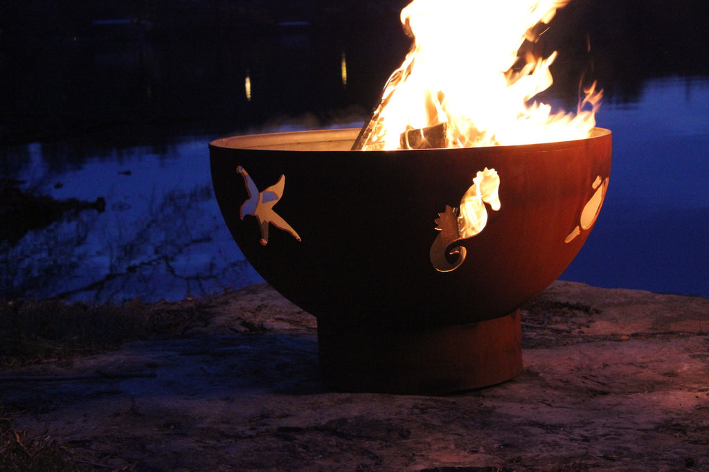 Sea Creatures by Fire Pit Art