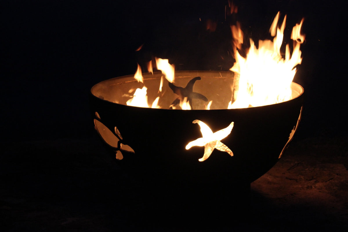Sea Creatures by Fire Pit Art