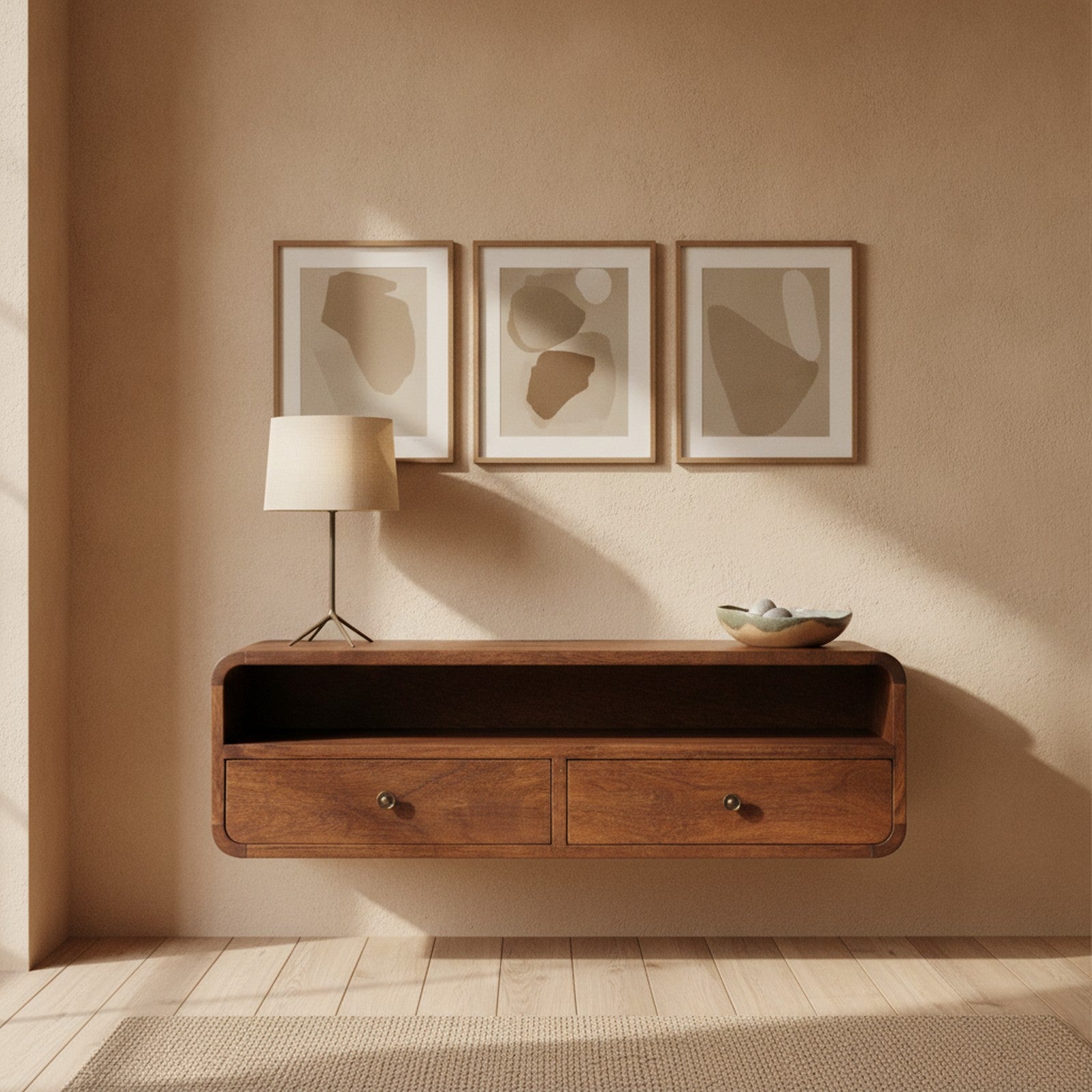 Dieppe Console — styled in a Maison Bruxelle interior