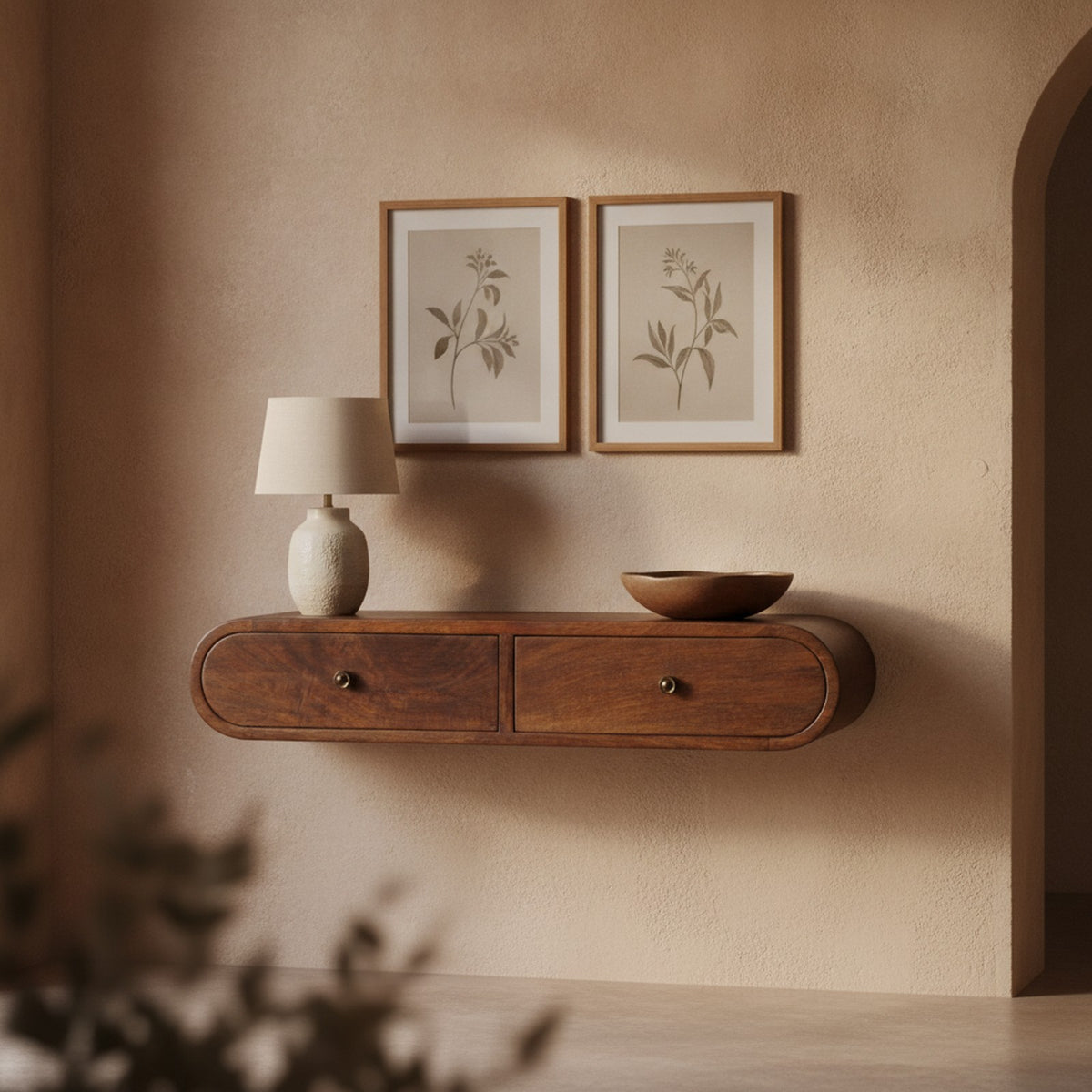 Cordes Console — styled in a Maison Bruxelle interior