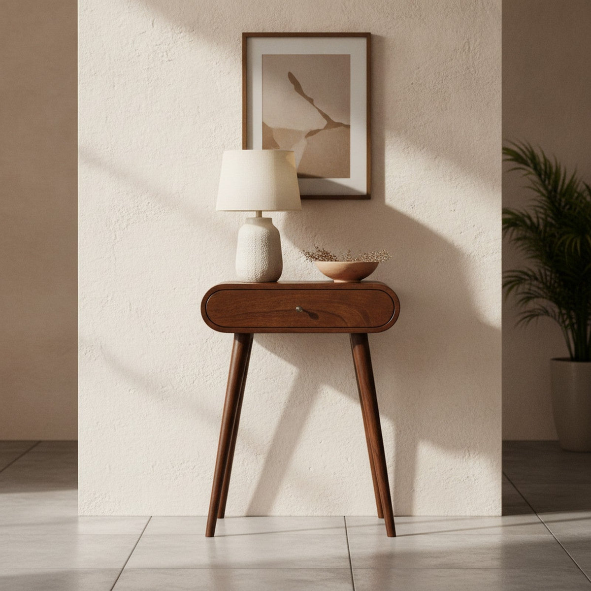 Amboise Console — styled in a Maison Bruxelle interior