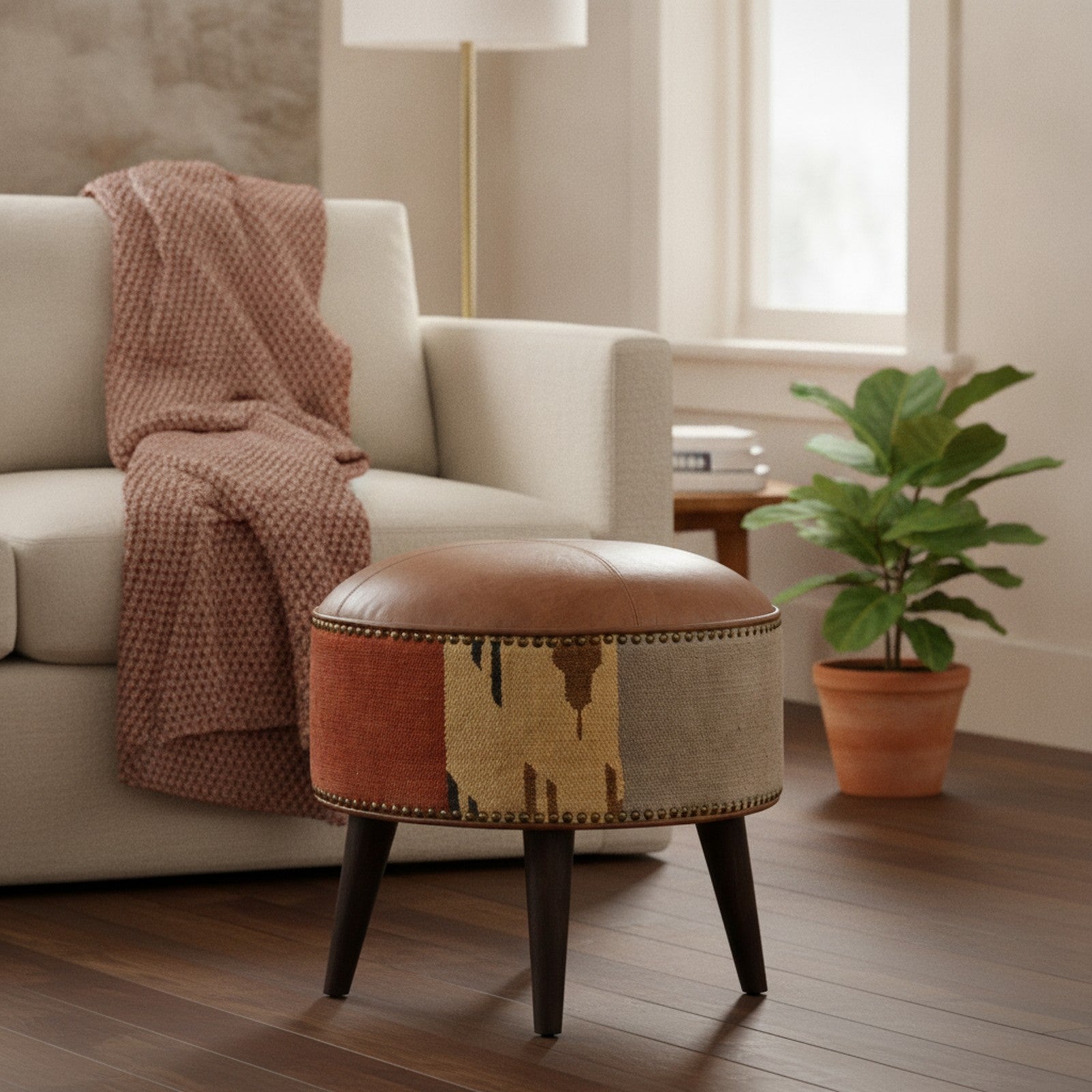 Nantes Stool — styled in a Maison Bruxelle interior