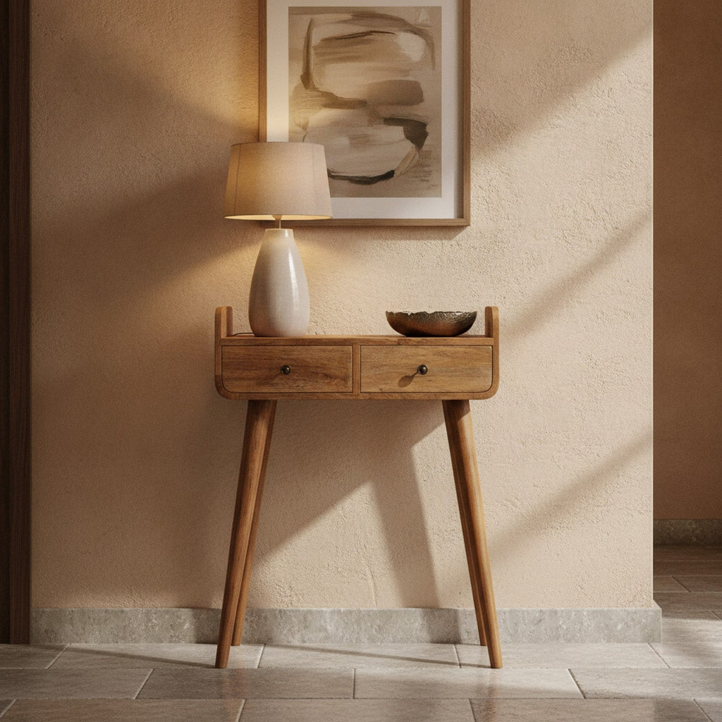 Anjou Console — styled in a Maison Bruxelle interior