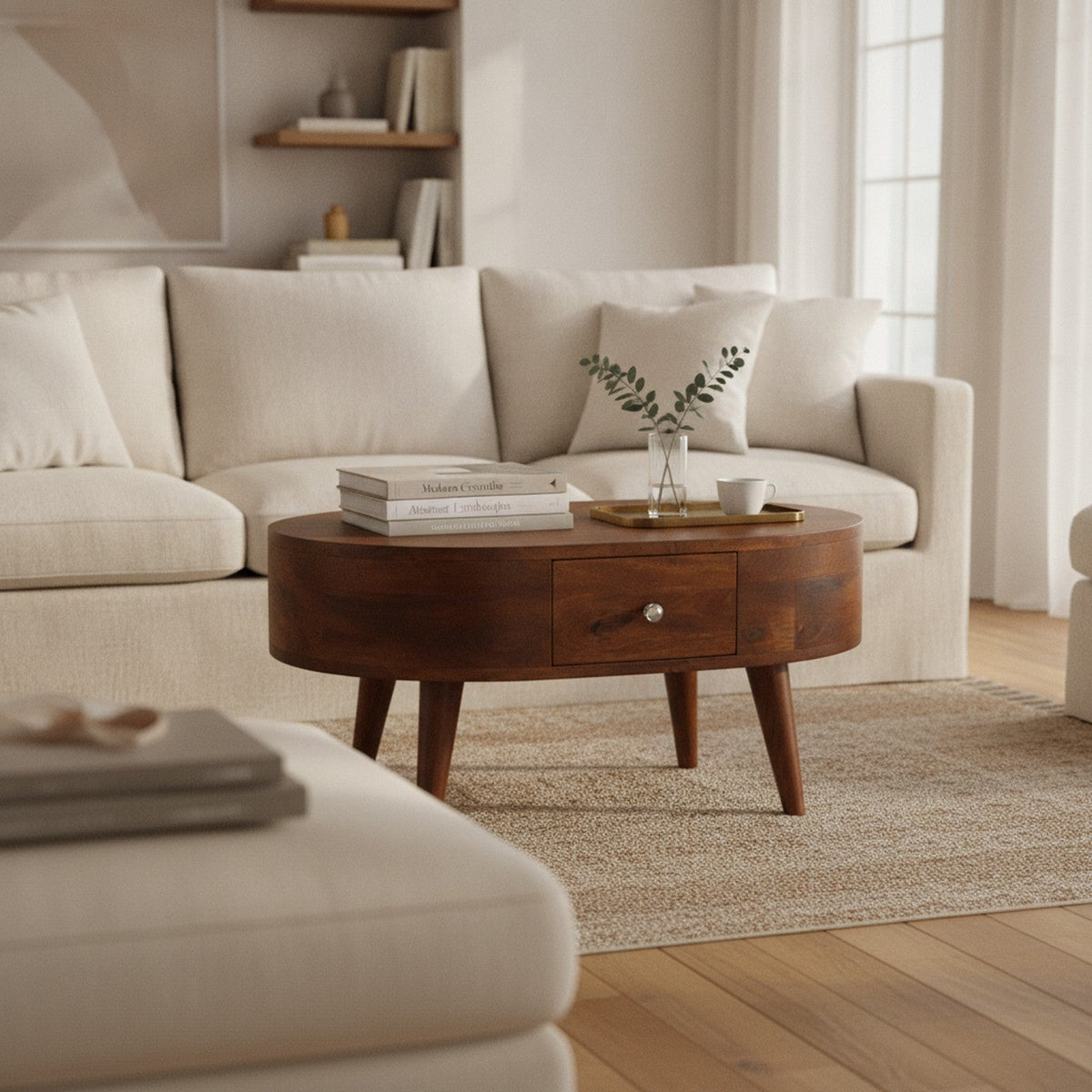 Hesdin Coffee Table — styled in a Maison Bruxelle interior