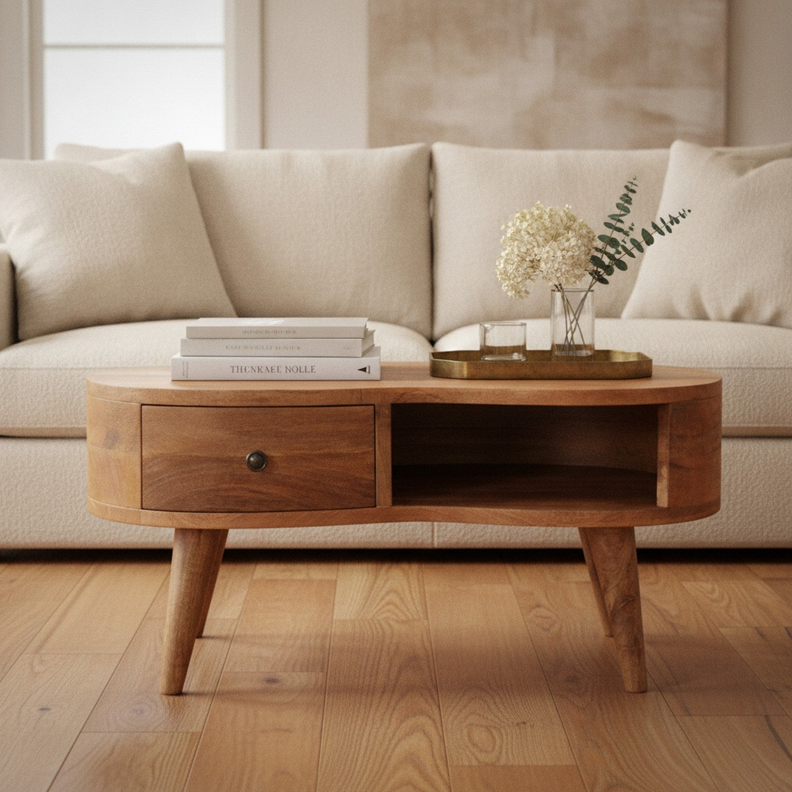 Chalon Coffee Table — styled in a Maison Bruxelle interior