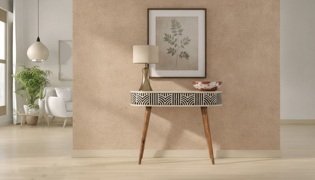 Draguignan Console — styled in a Maison Bruxelle interior