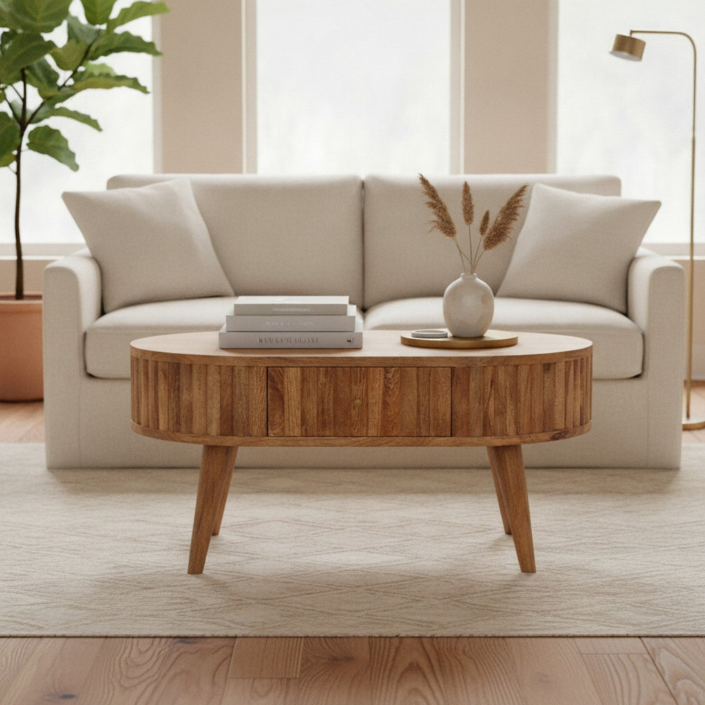 Quillan Coffee Table — styled in a Maison Bruxelle interior