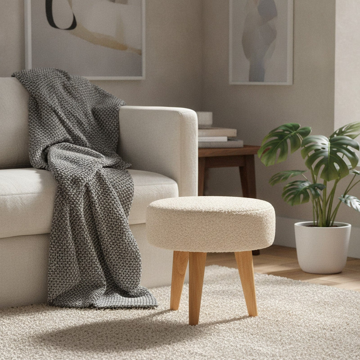 Perigord Stool — styled in a Maison Bruxelle interior