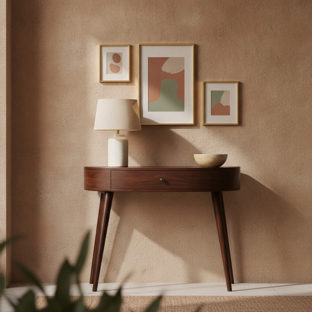 Digne Console — styled in a Maison Bruxelle interior