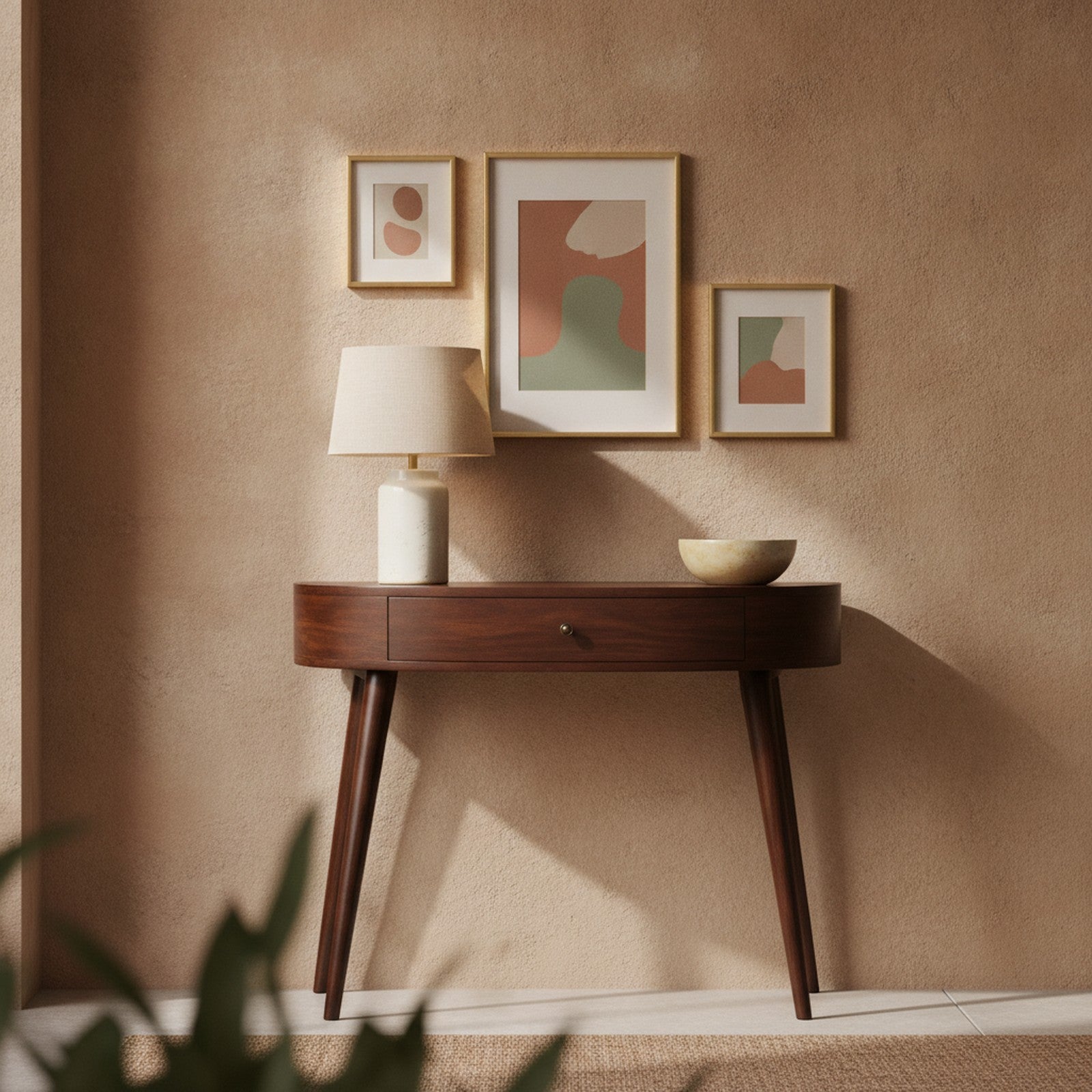 Digne Console — styled in a Maison Bruxelle interior