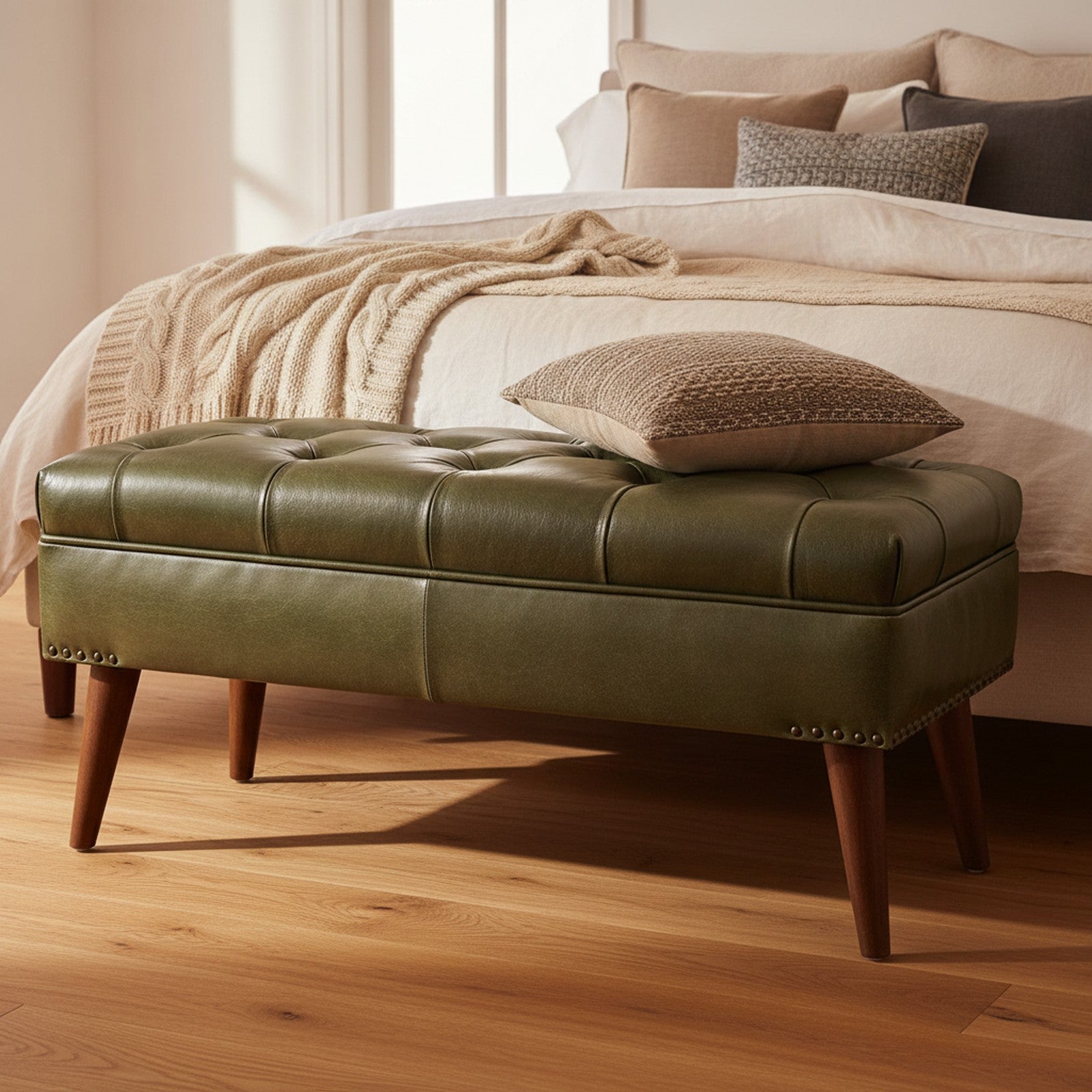 Avallon Bench — styled in a Maison Bruxelle interior