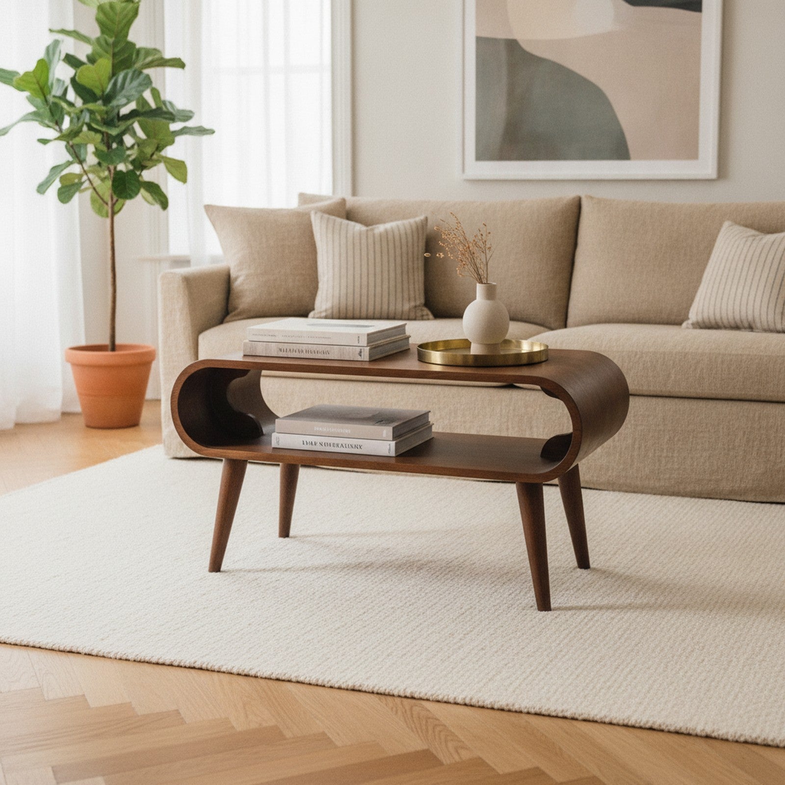 Chaumont Coffee Table — styled in a Maison Bruxelle interior