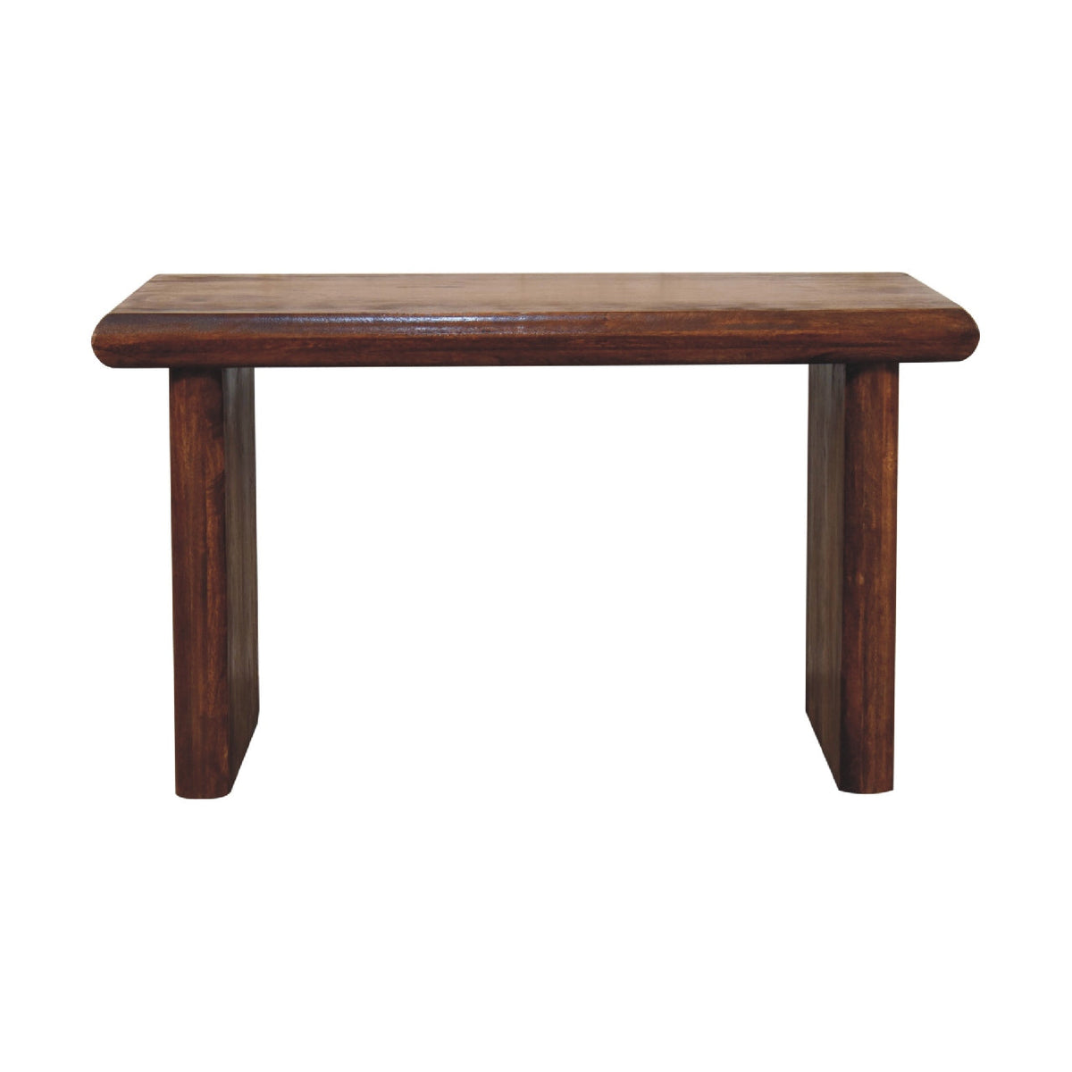 Chestnut Mango Wood Coffee Table — Compact Rio Living Room Storage and Display Table | Valmont