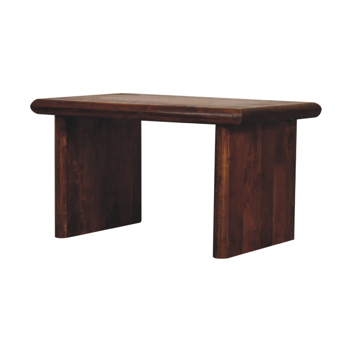 Chestnut Mango Wood Coffee Table — Compact Rio Living Room Storage and Display Table | Valmont