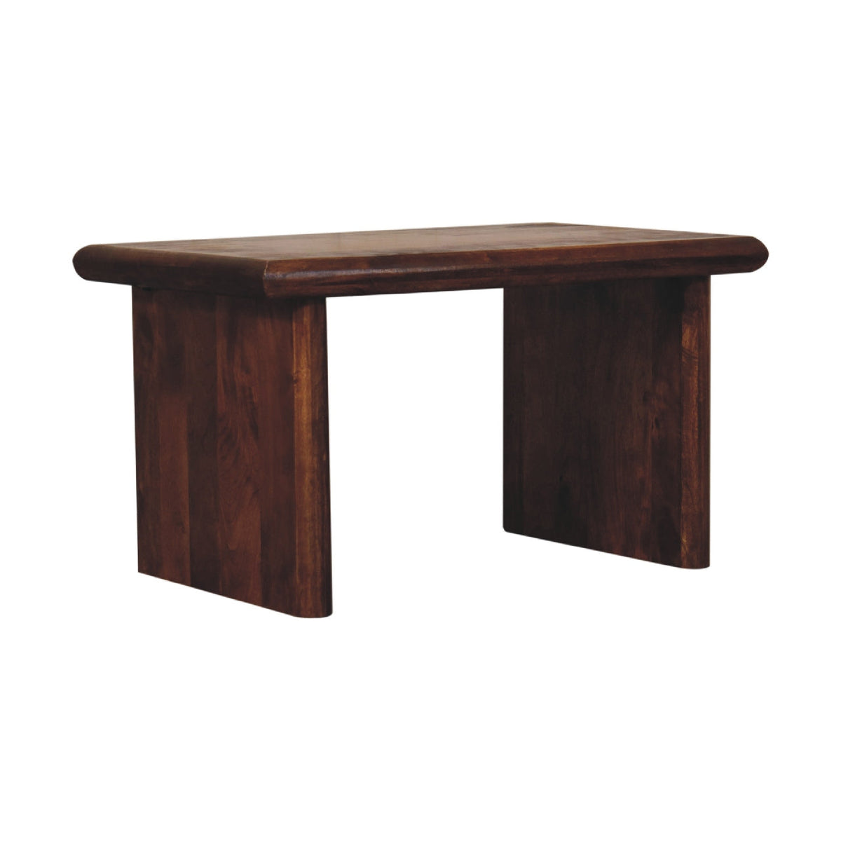 Chestnut Mango Wood Coffee Table — Compact Rio Living Room Storage and Display Table | Valmont