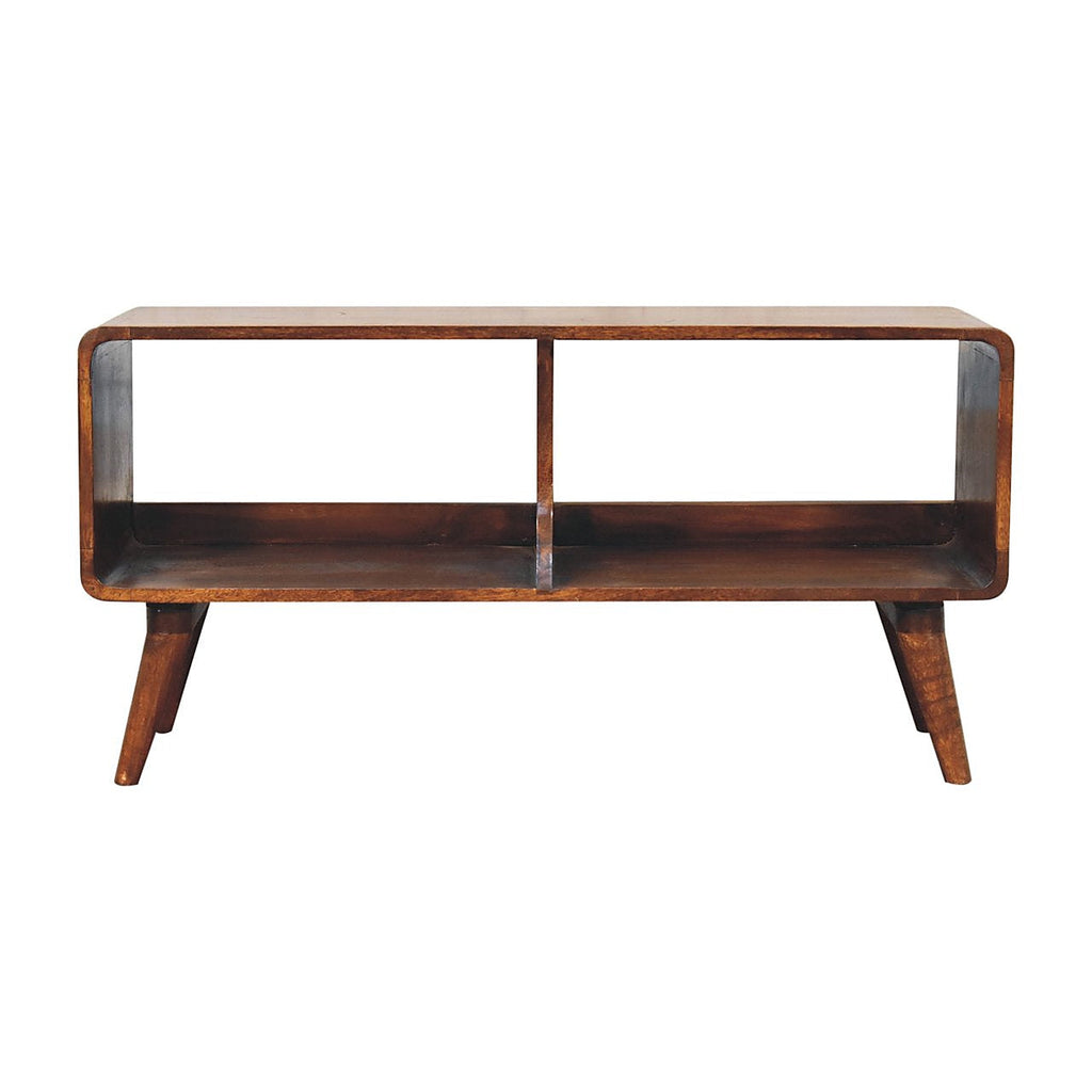 Denys Media Console — solid mango wood