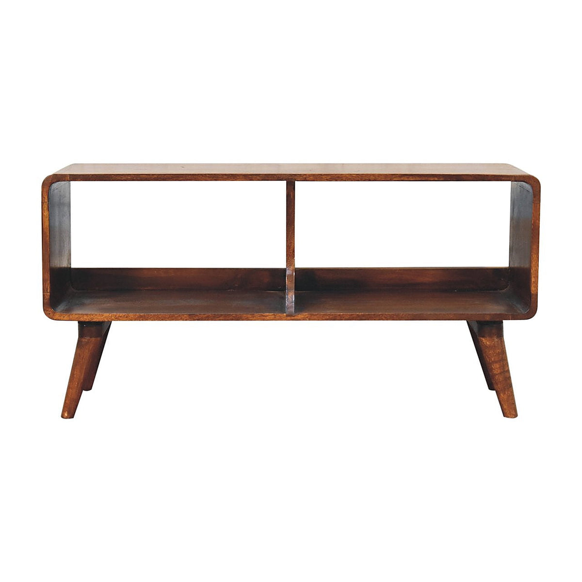 Denys Media Console — solid mango wood