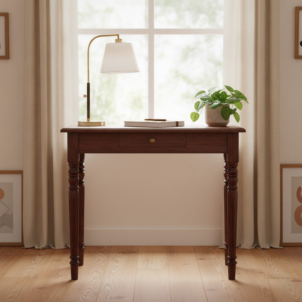 Mainard Desk — styled in a Maison Bruxelle interior