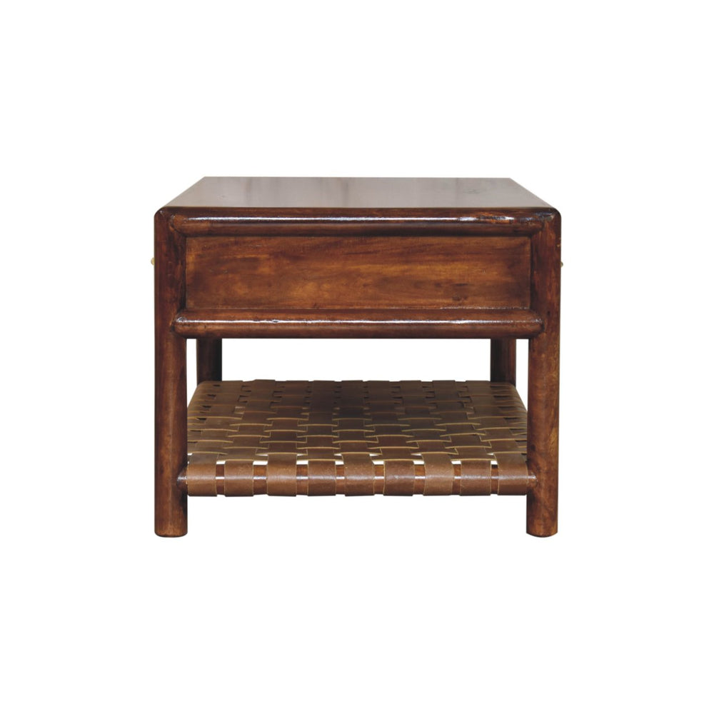 Chestnut Coffee Table with 4 Drawers