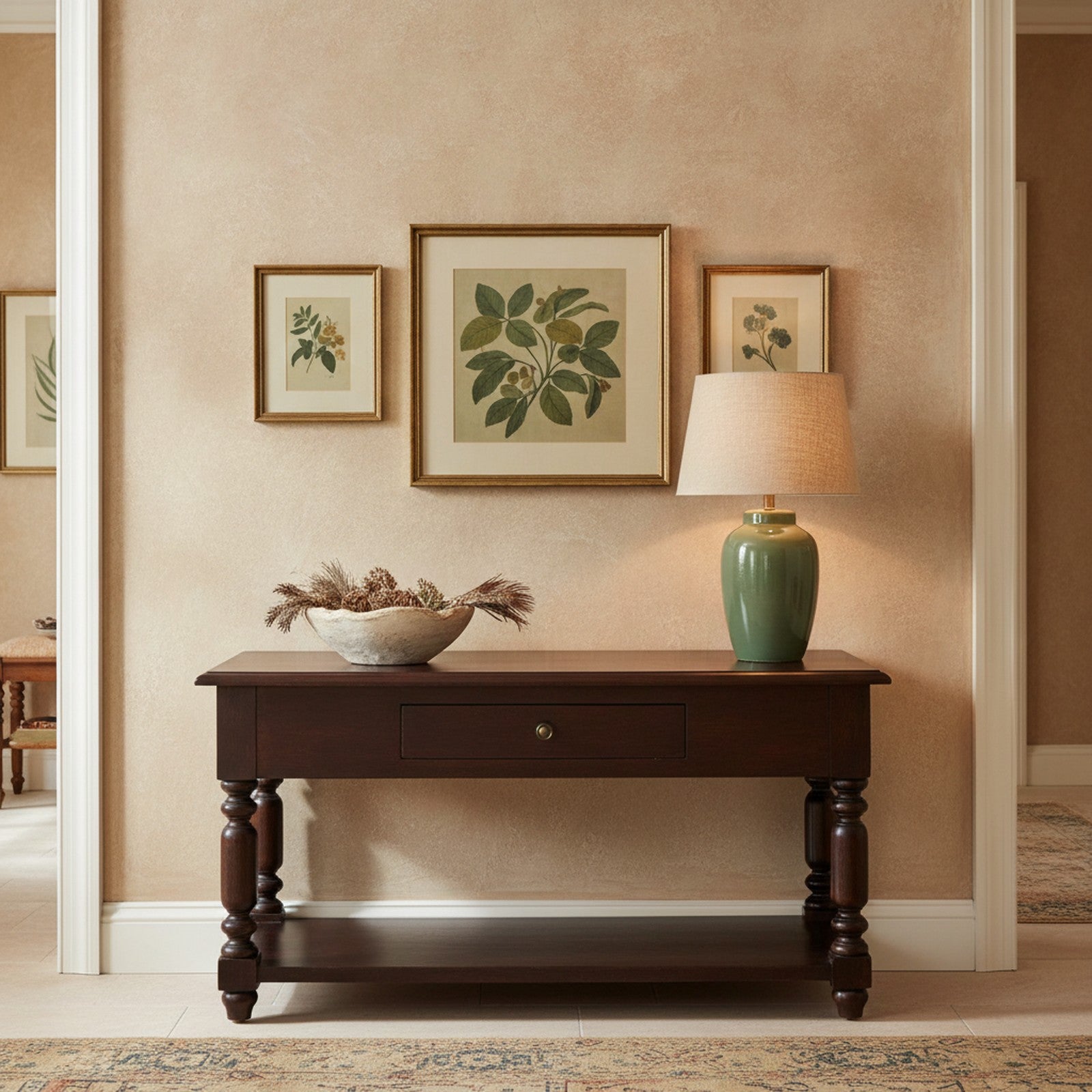 Eze Console — styled in a Maison Bruxelle interior