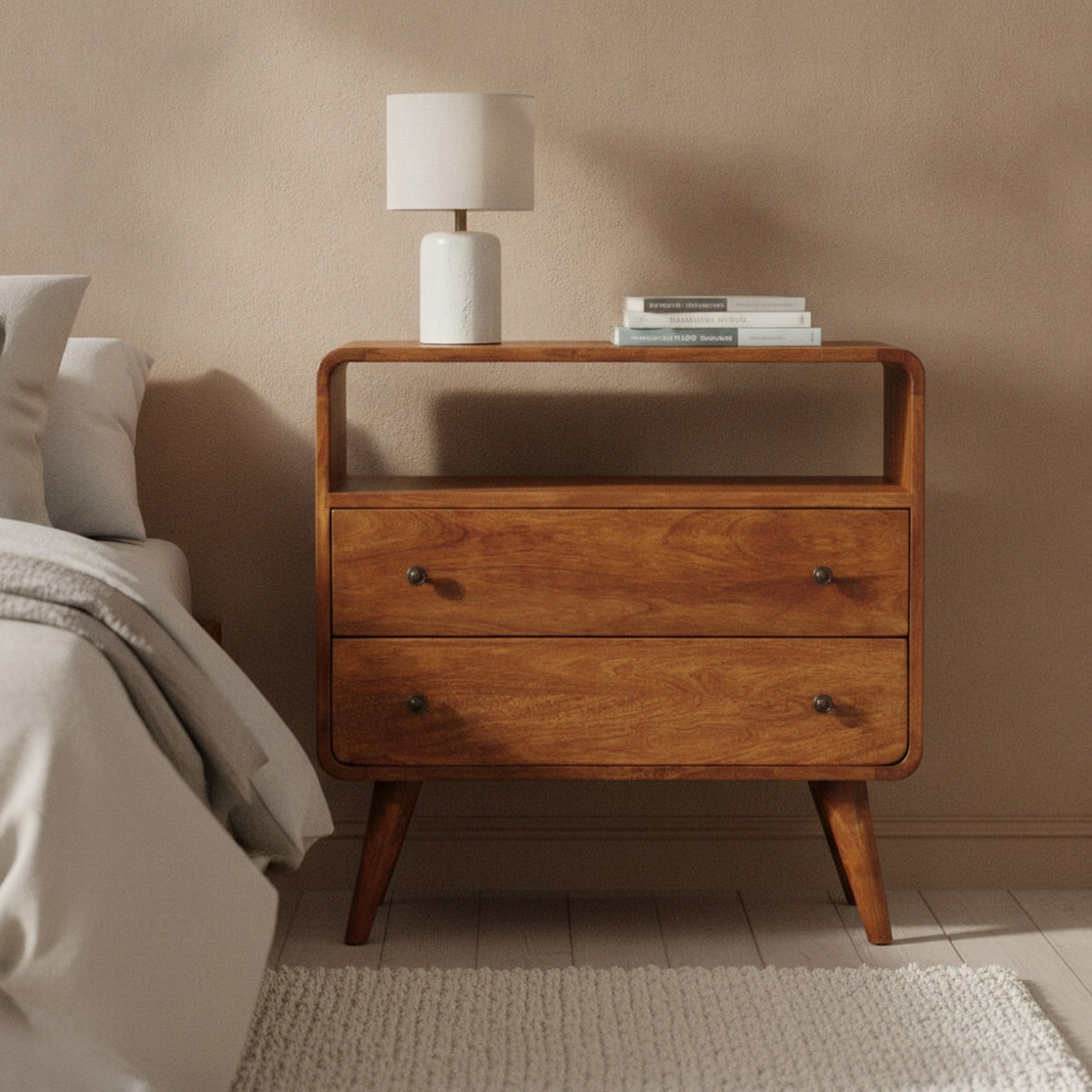 Grasse Chest — styled in a room