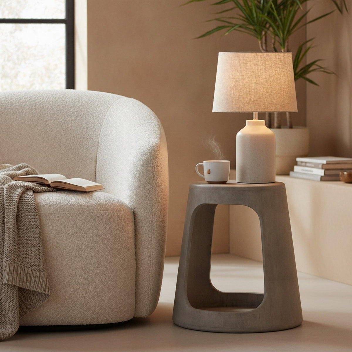 Estelle Side Table — styled in a Maison Bruxelle interior