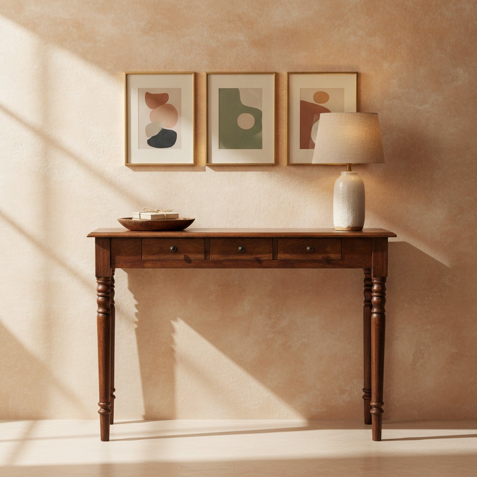 Embrun Console — styled in a Maison Bruxelle interior