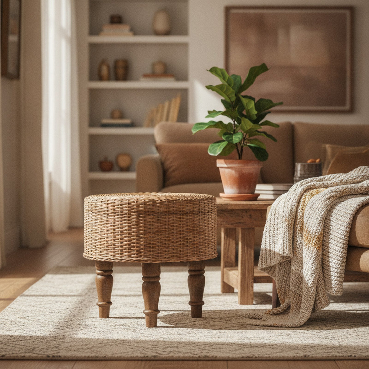 Narbonne Stool — styled in a Maison Bruxelle interior