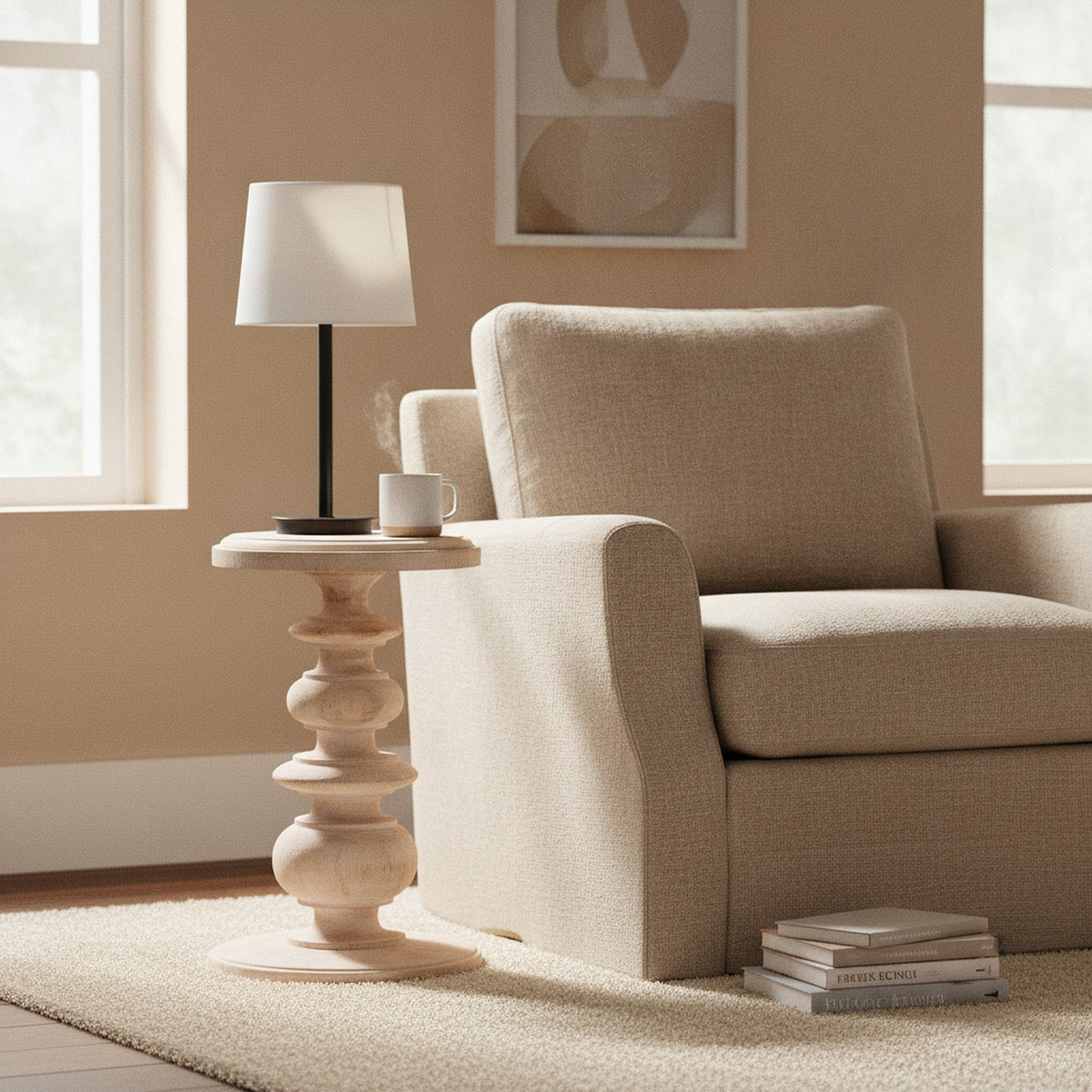 Meudon Side Table — styled in a Maison Bruxelle interior