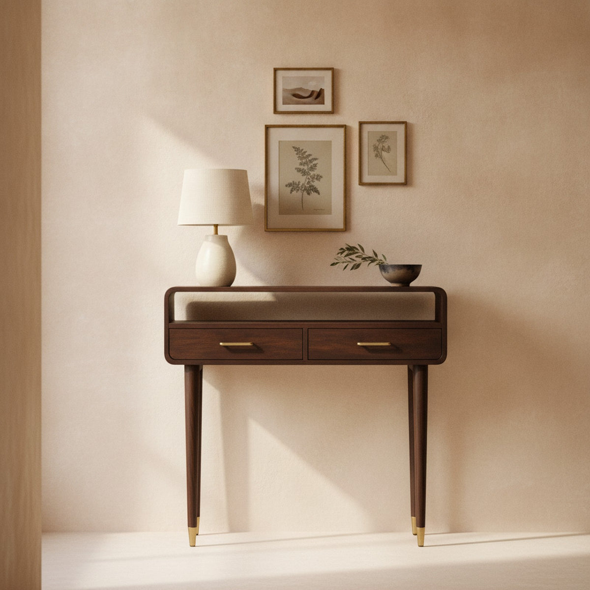 Elne Console — styled in a Maison Bruxelle interior