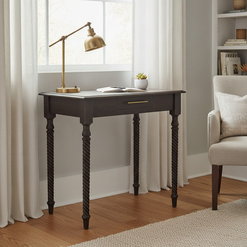 Fougeres Desk — styled in a Maison Bruxelle interior