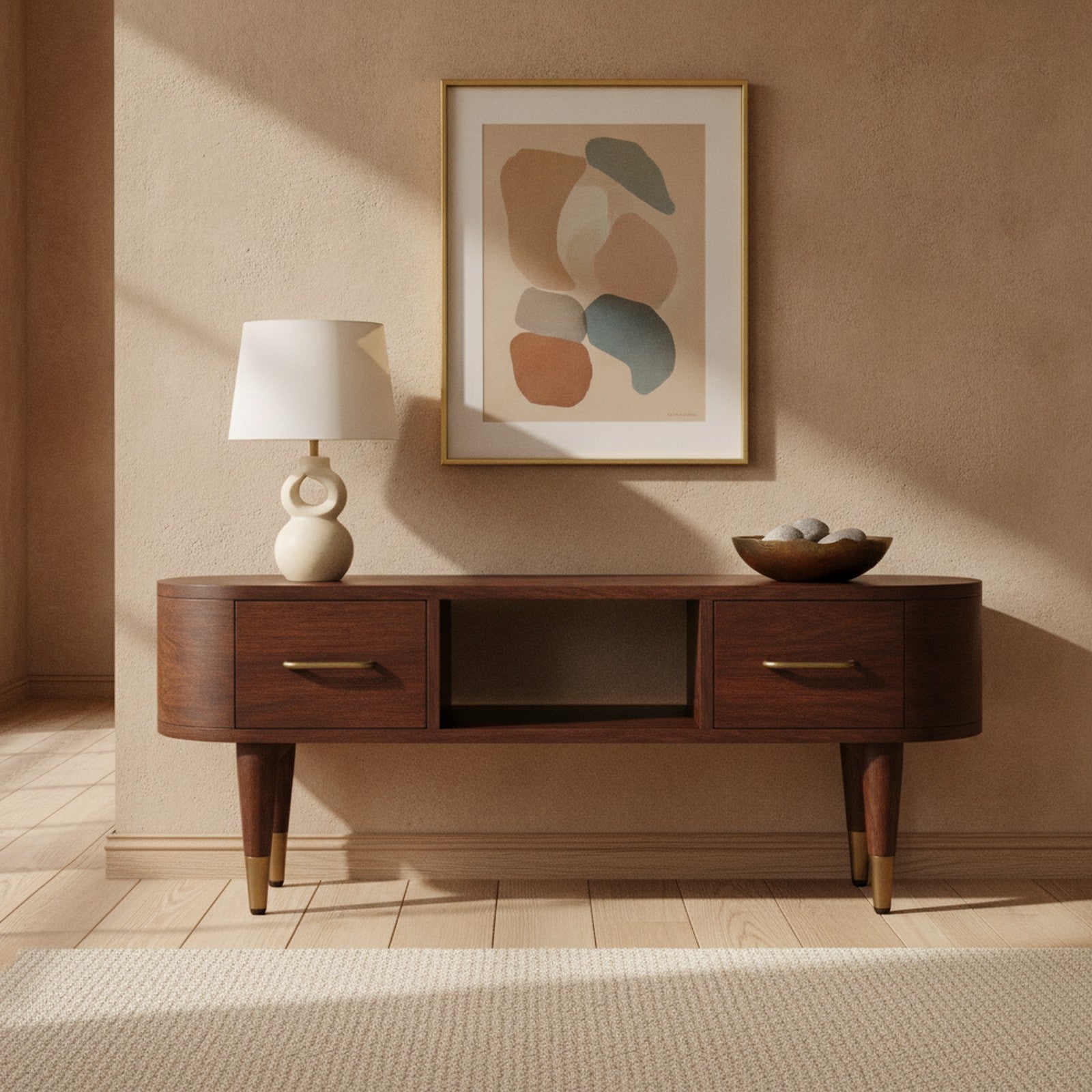 Willems Console — styled in a Maison Bruxelle interior