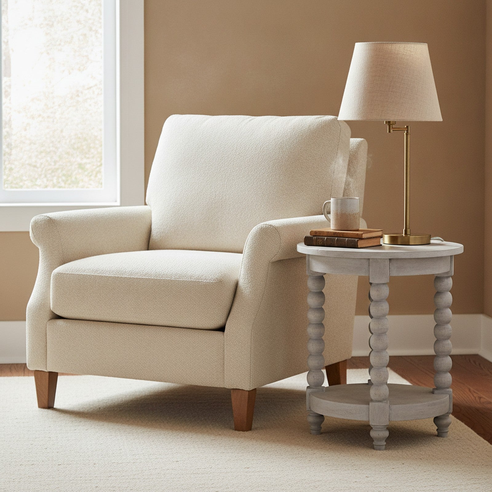 Millac Side Table — styled in a Maison Bruxelle interior