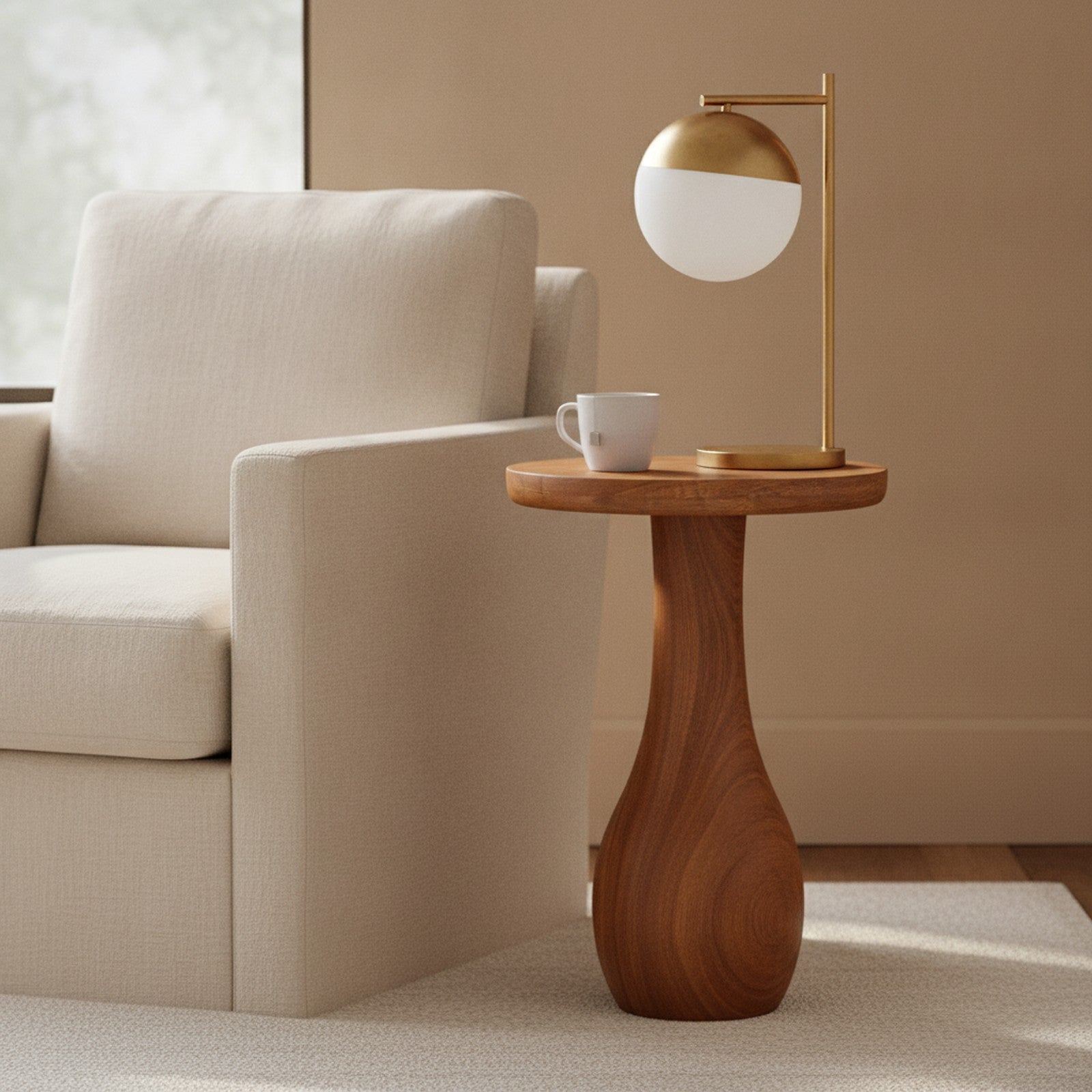 Millau Side Table — styled in a Maison Bruxelle interior