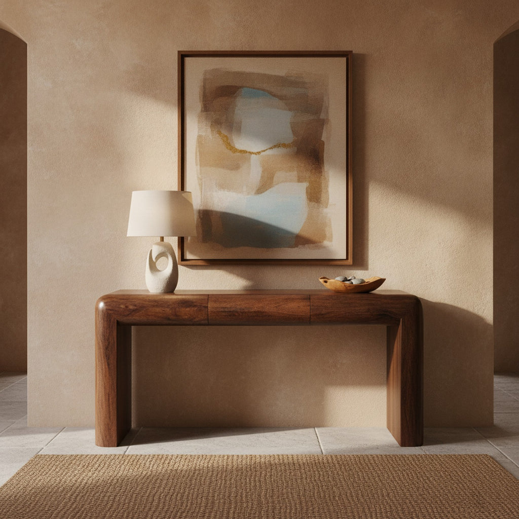 Foix Console — styled in a Maison Bruxelle interior