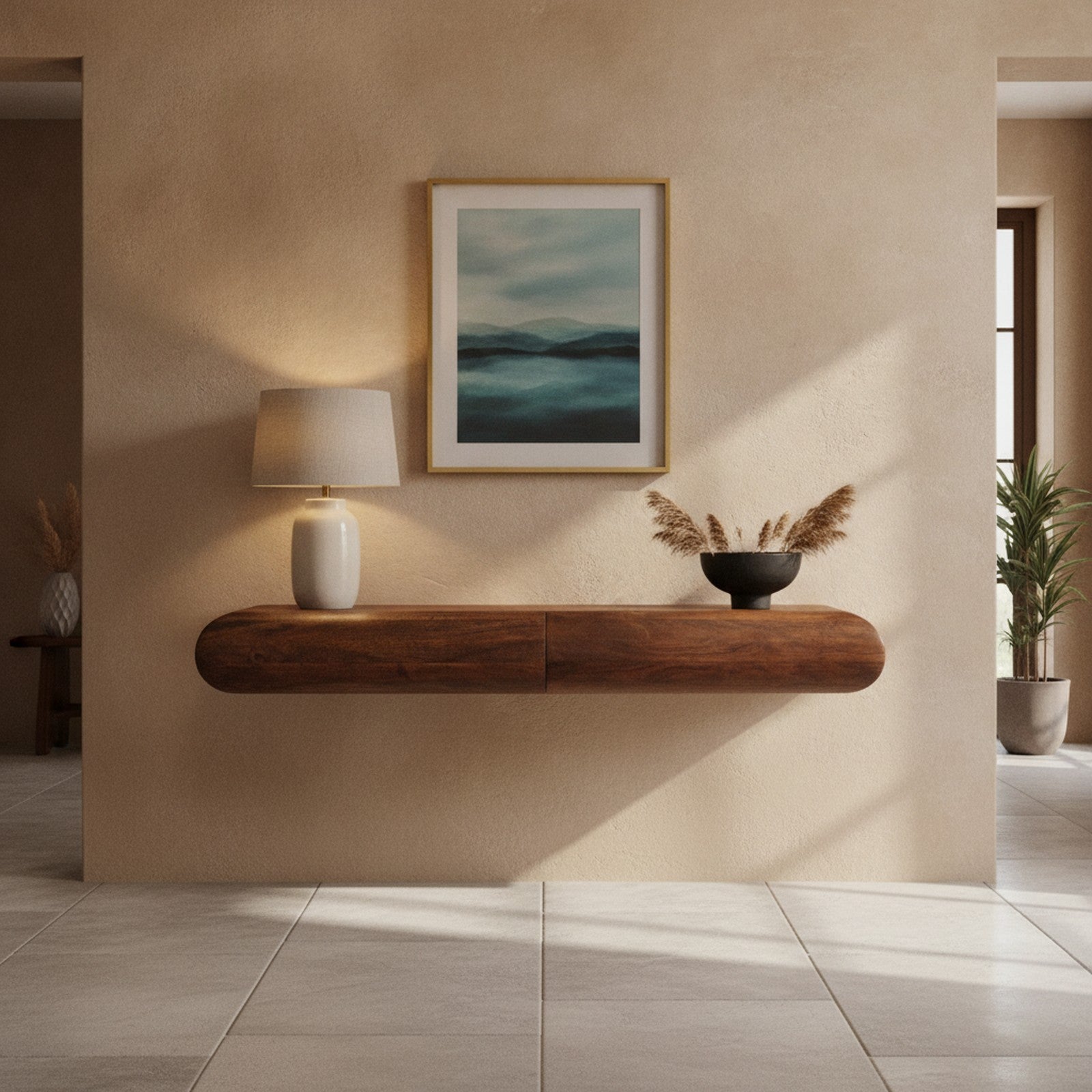 Gimont Console — styled in a Maison Bruxelle interior