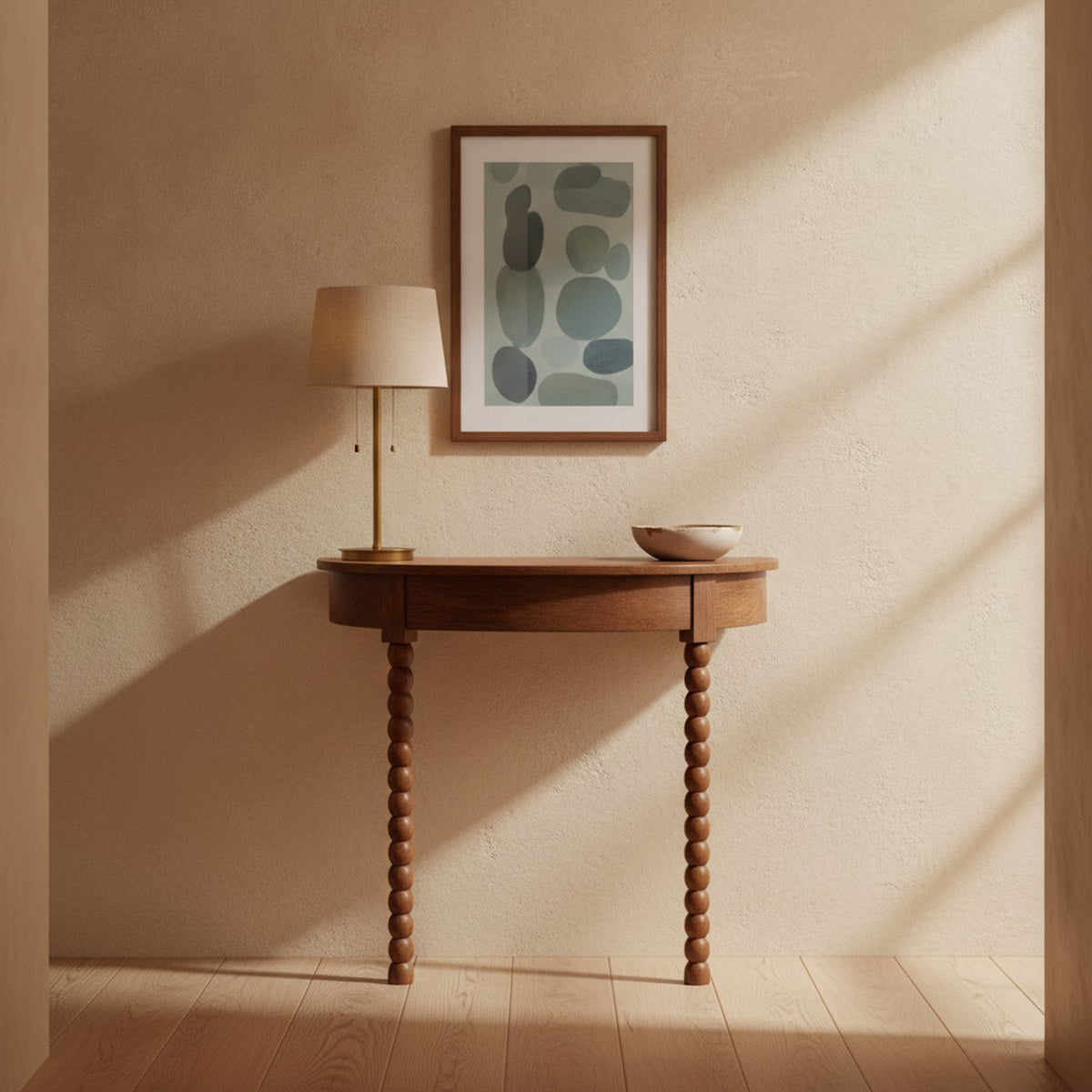 Nemours Console — styled in a Maison Bruxelle interior