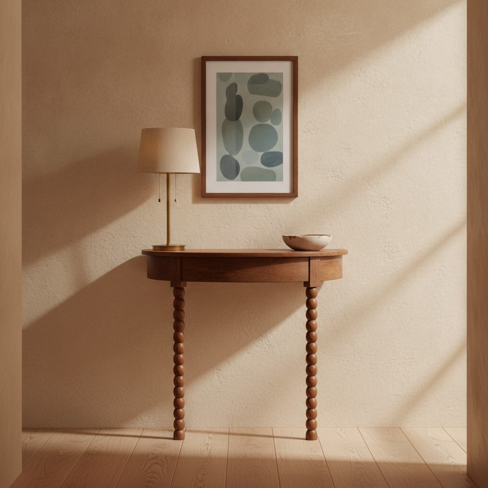 Nemours Console — styled in a Maison Bruxelle interior