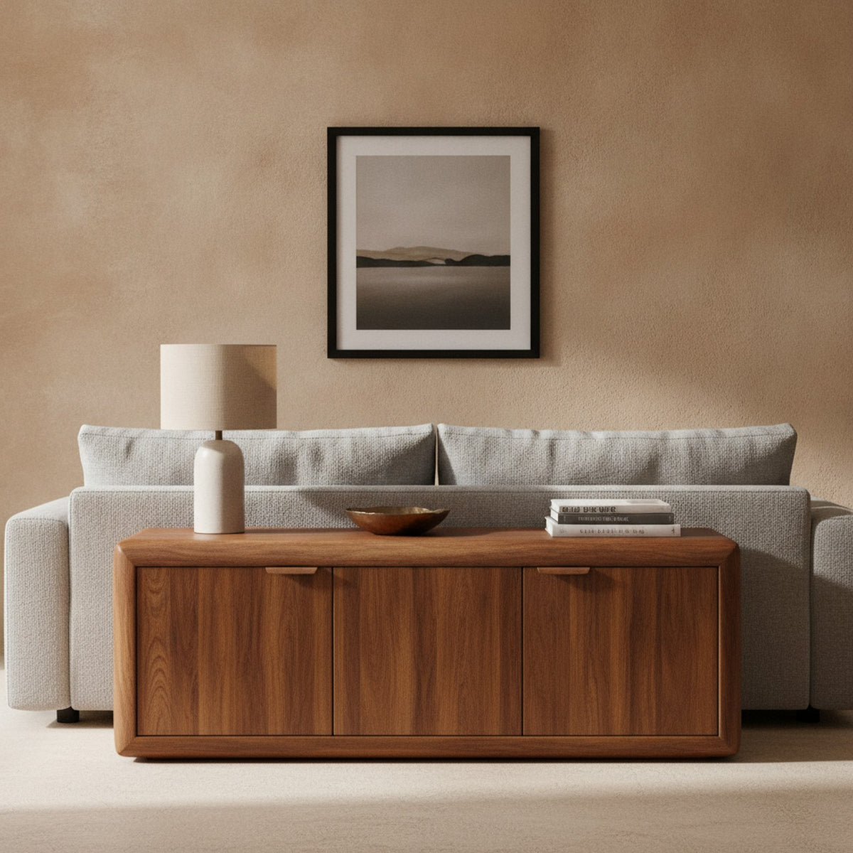 Senlis Console — styled in a Maison Bruxelle interior