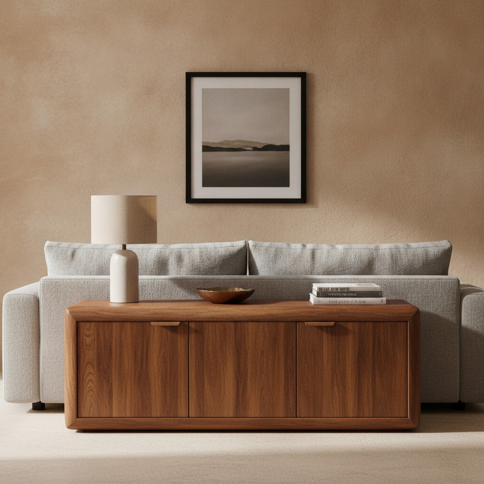 Senlis Console — styled in a Maison Bruxelle interior