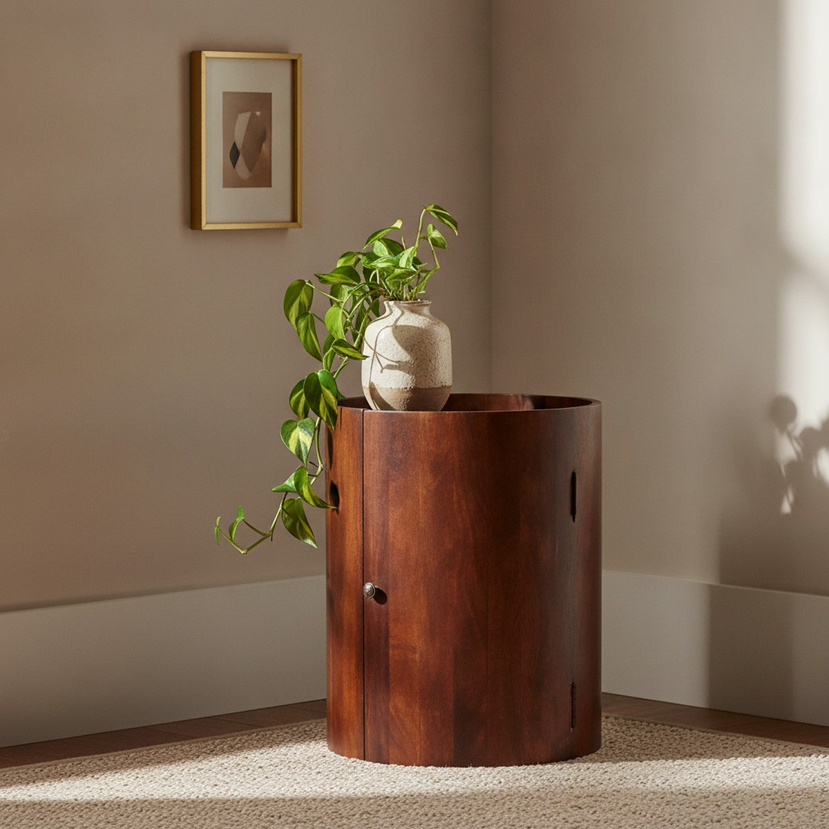 Troyes Cabinet — styled in a Maison Bruxelle interior