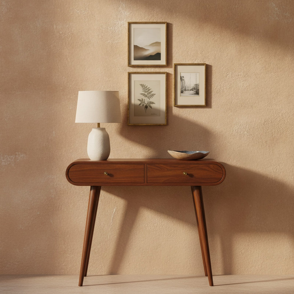 Dinard Console — styled in a Maison Bruxelle interior