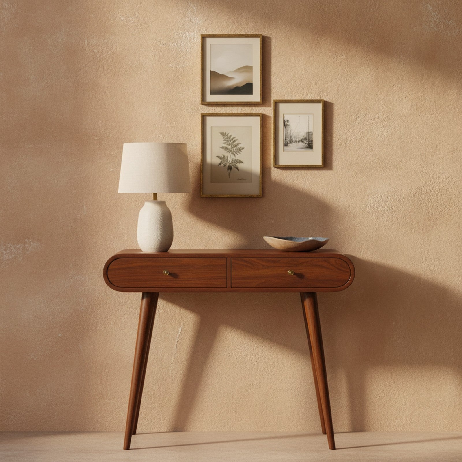 Dinard Console — styled in a Maison Bruxelle interior