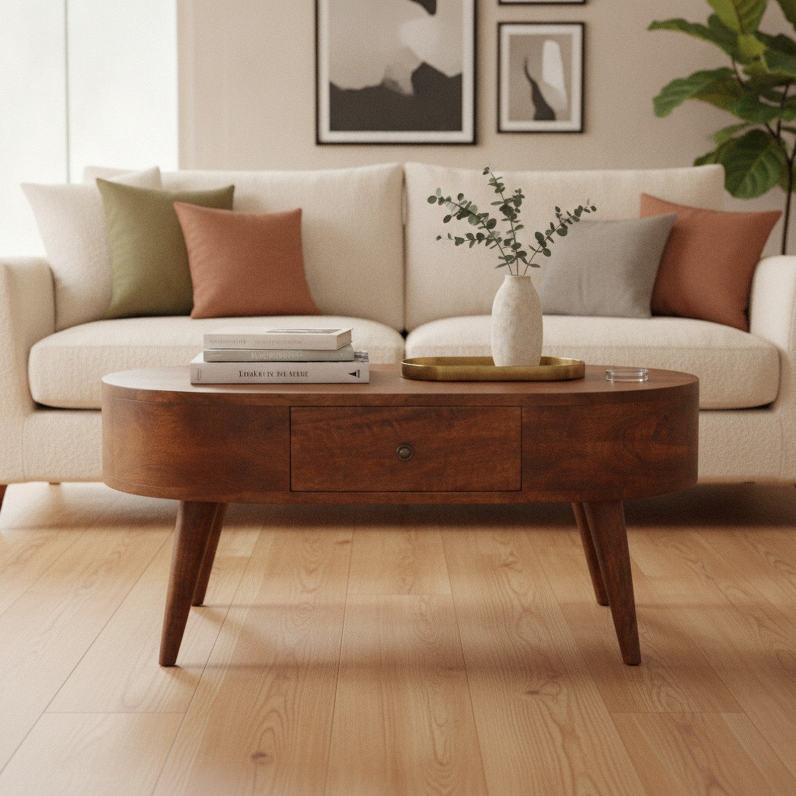 Cherbourg Coffee Table — styled in a Maison Bruxelle interior