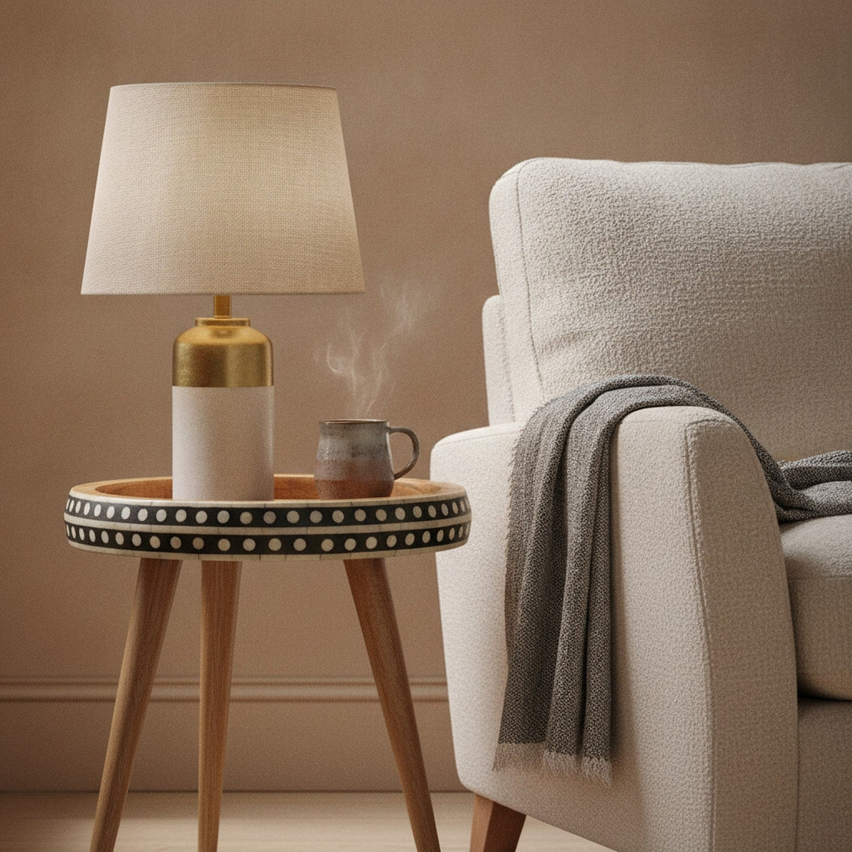 Ardenne Side Table — styled in a Maison Bruxelle interior
