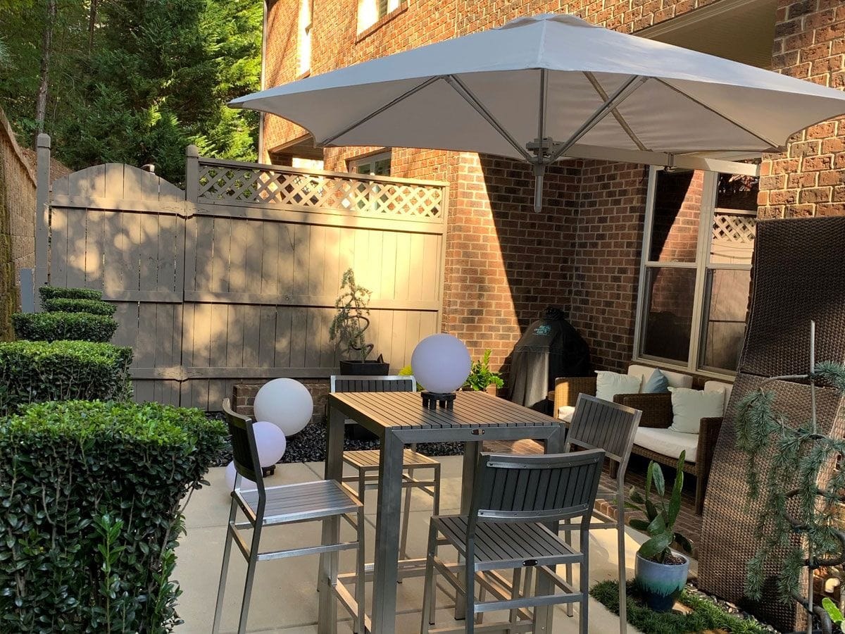 Instashade Paraflex 2m Square Wall-Mounted Parasol